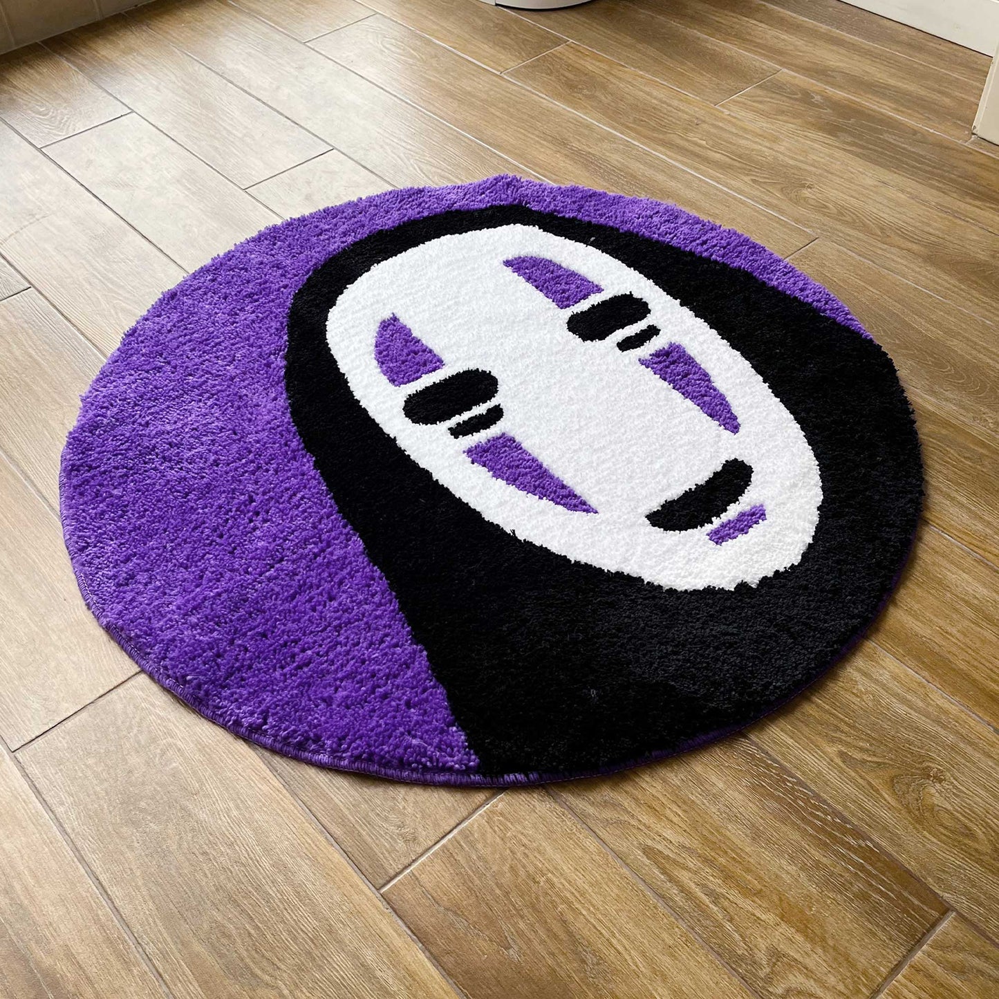 Tufted Rug Spirited Away Kaonashi Rug Top Down