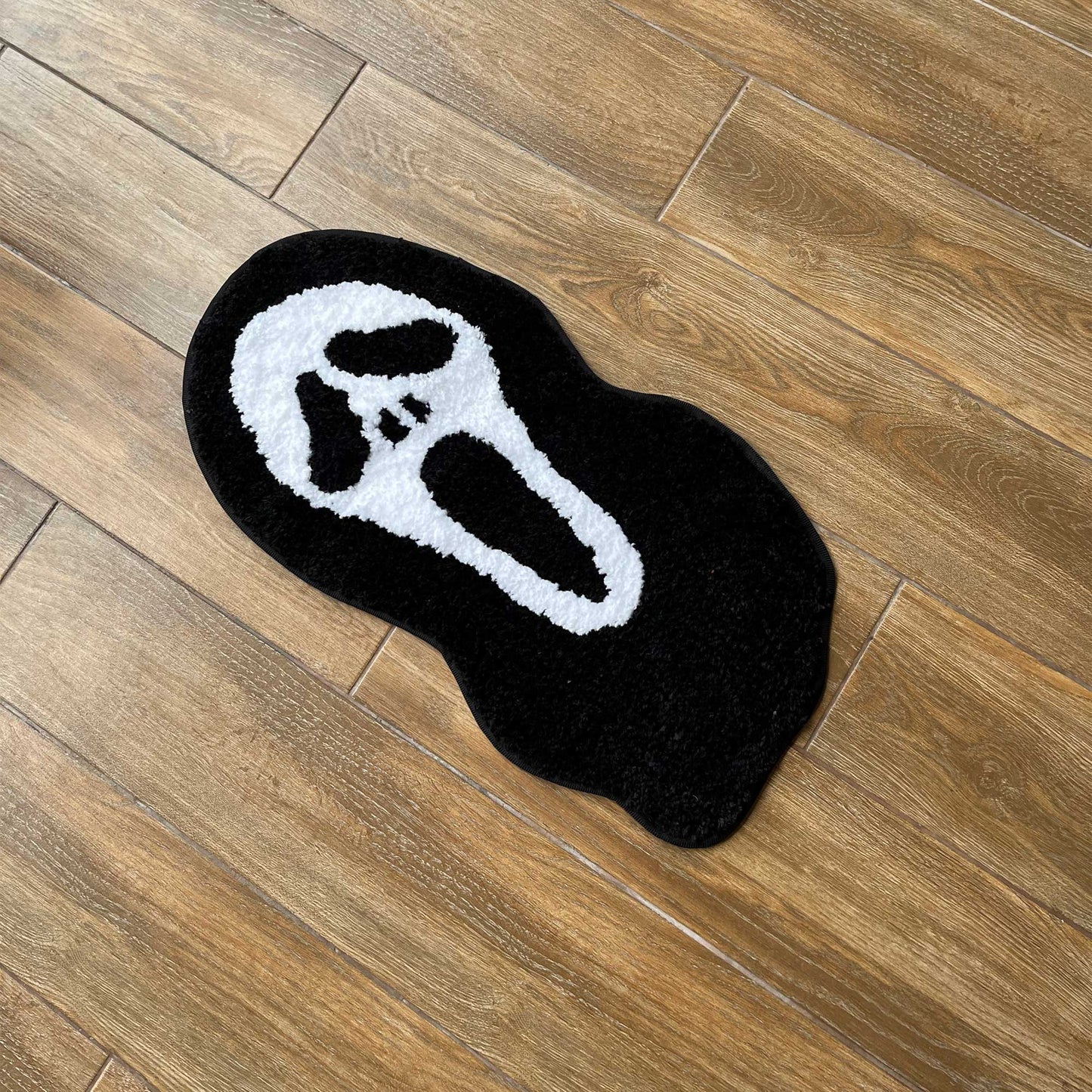 Tufted Rug Scream Ghostface Rug Front Diagonal