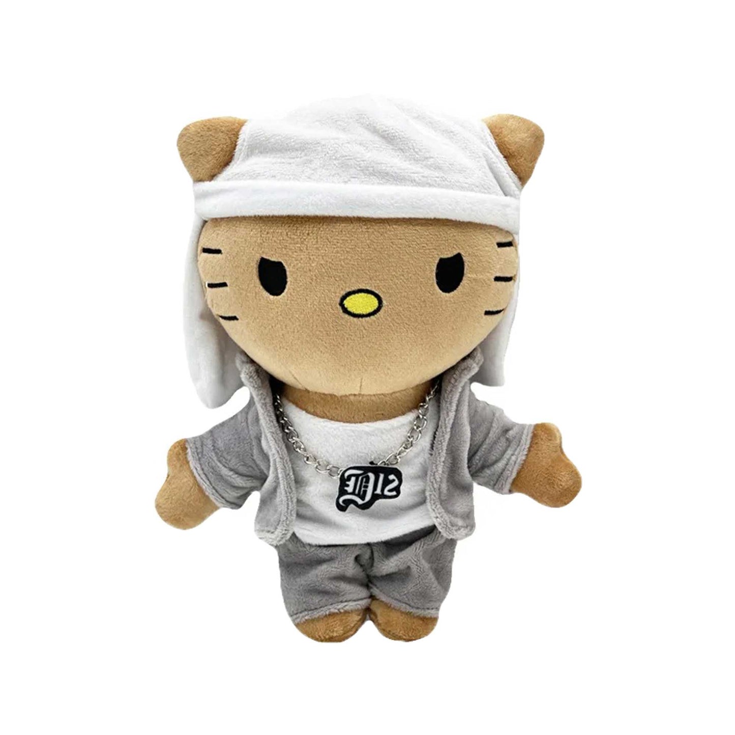 Hello Kitty Eminem Rapper Artist Plush Front