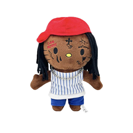 Hello Kitty Lil Wayne Rapper Artist Plush Front