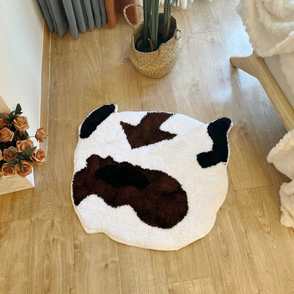 Tufted Rug Avatar The Last Airbender Appa Rug Front in Bed Room