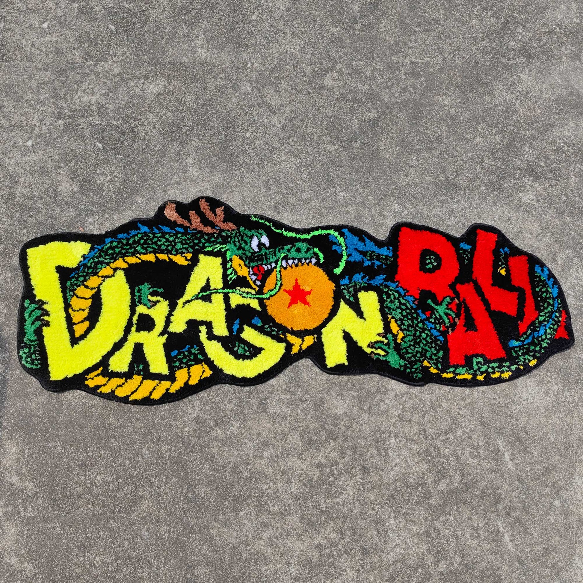 Tufted Rug Dragon Ball Z DBZ Shenron Rug Front