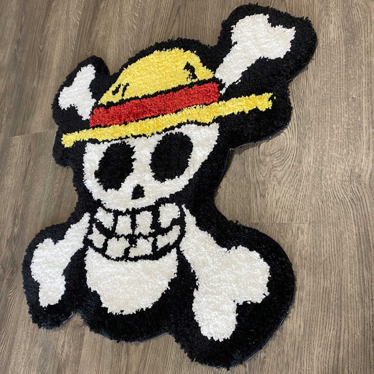Tufted Rug One Piece Jolly Roger Rug Right Side View