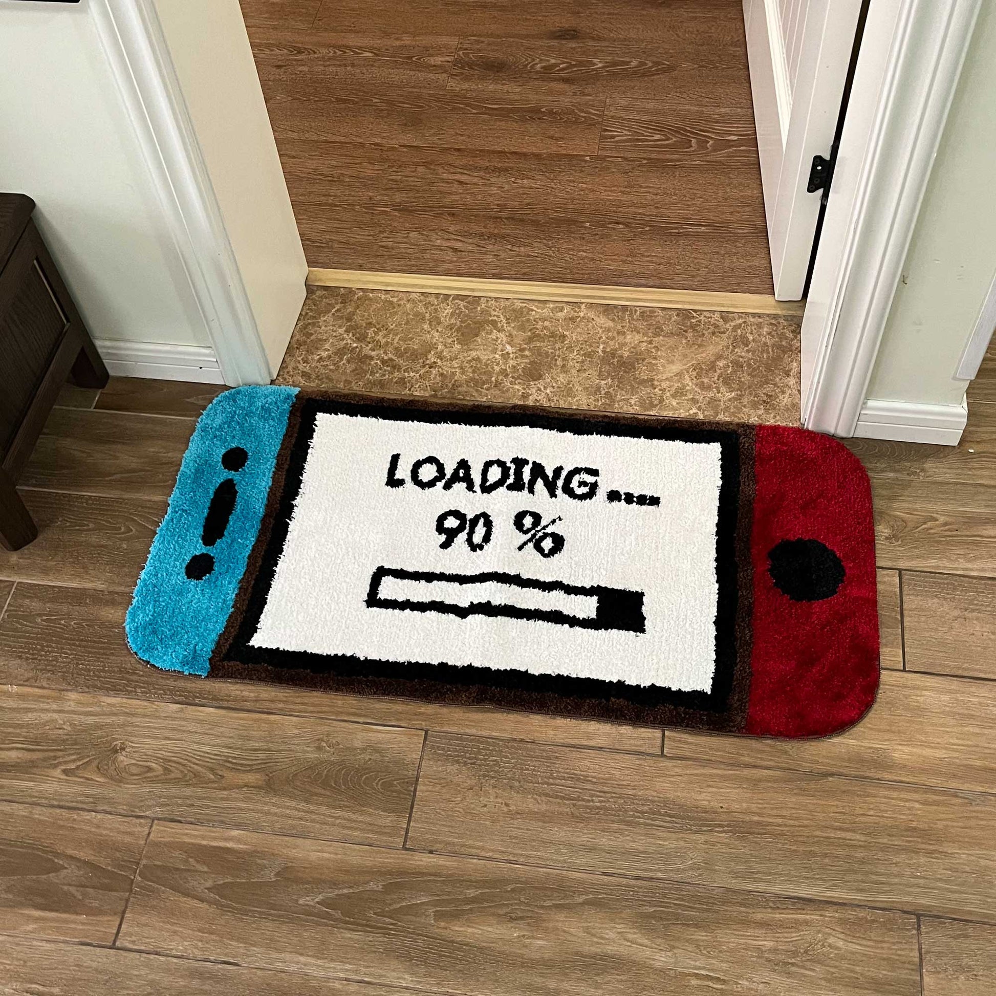 Tufted Rug Nintendo Switch Rug Front in an Entryway