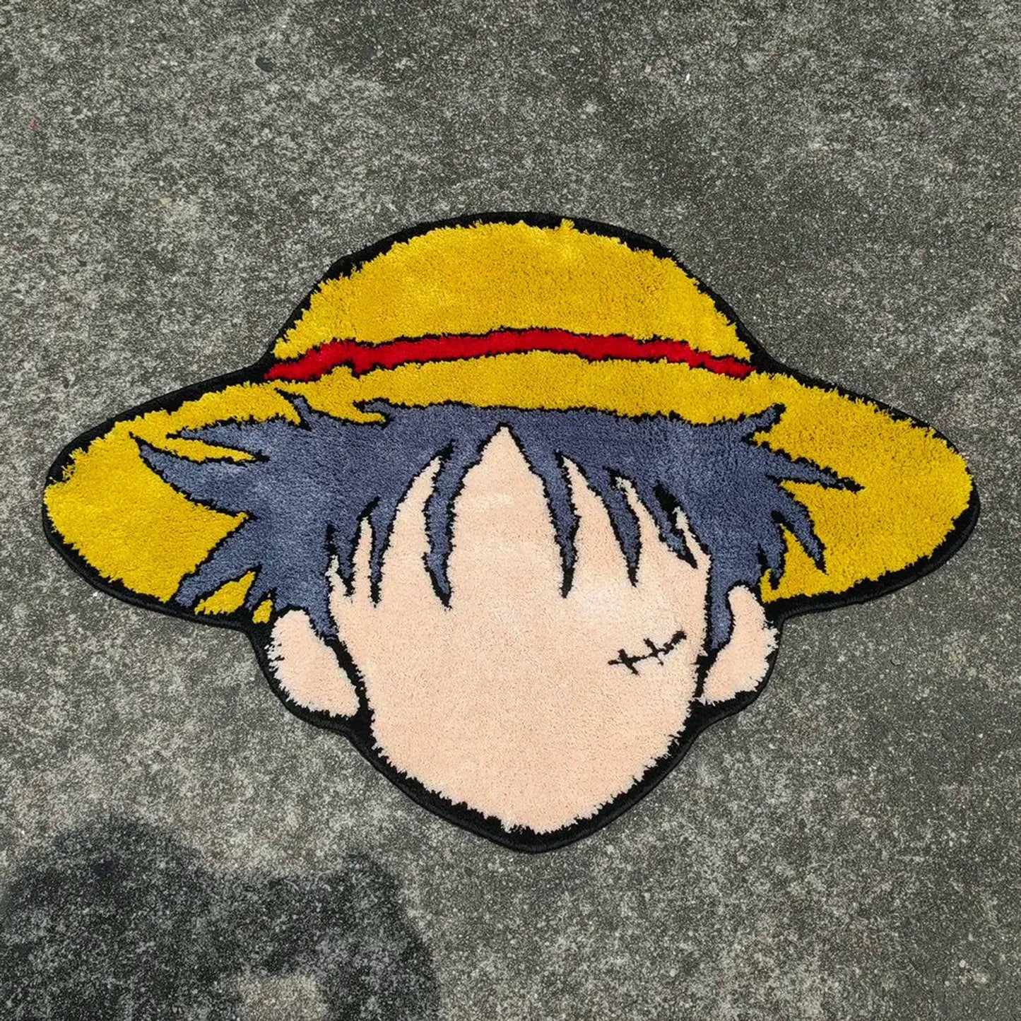 Tufted Rug One Piece Monkey D. Luffy Rug Front