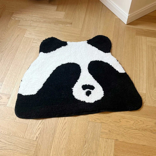 Tufted Rug Cute Panda Rug Front