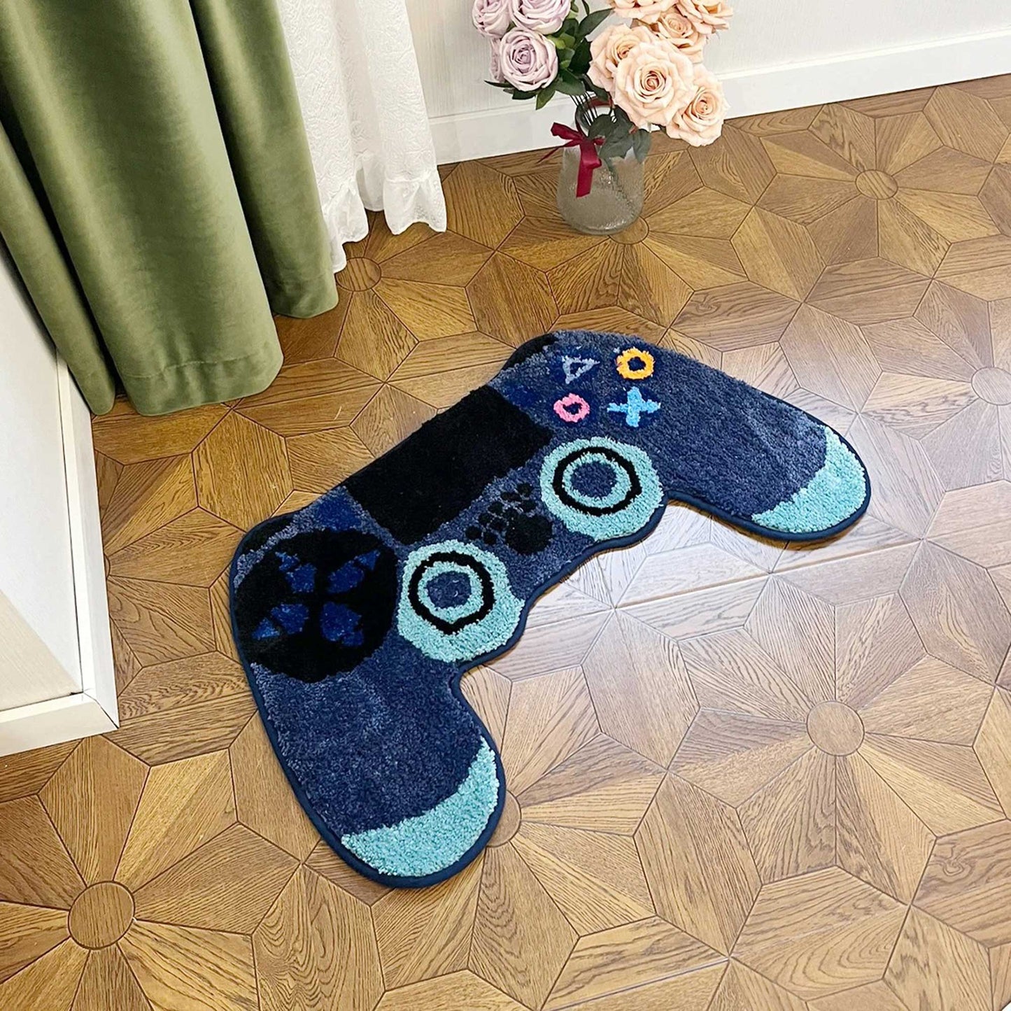 Tufted Rug PS4 Controller Rug Front