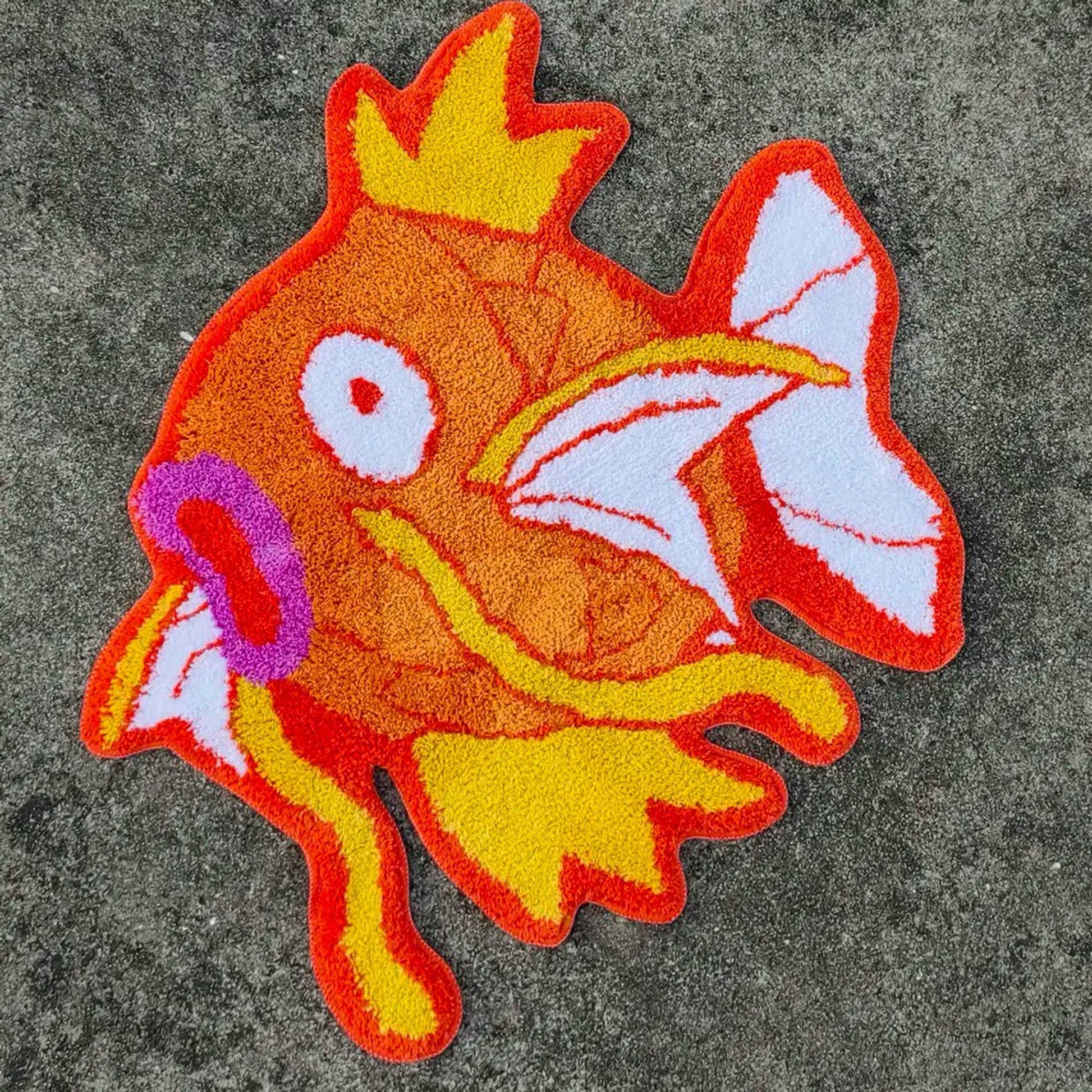 Tufted Rug Pokemon Magikarp Rug Front