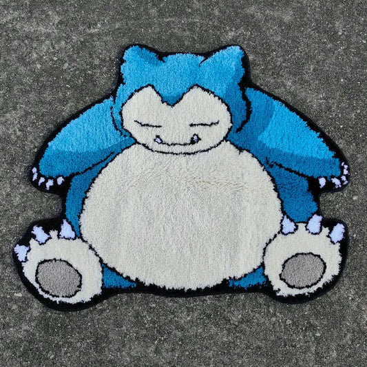 Tufted Rug Pokemon Snorlax Rug Front