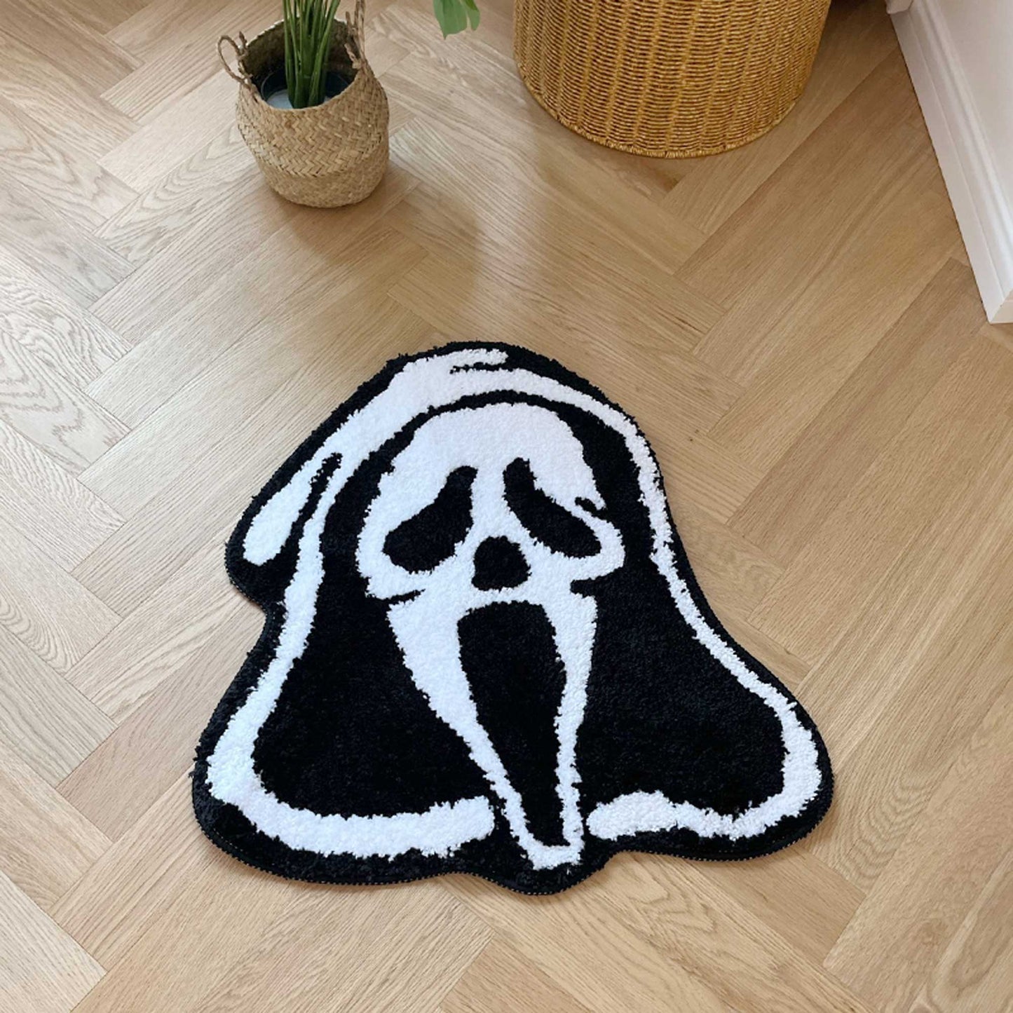 Tufted Rug Scream Ghostface Rug Front