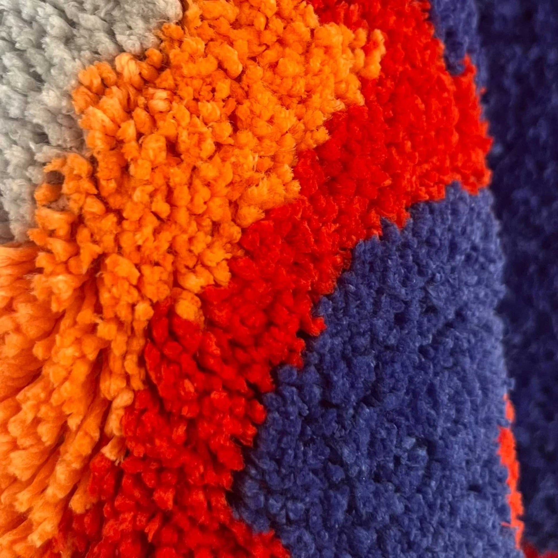 Tufted Rug Smile Rug Front Close Up