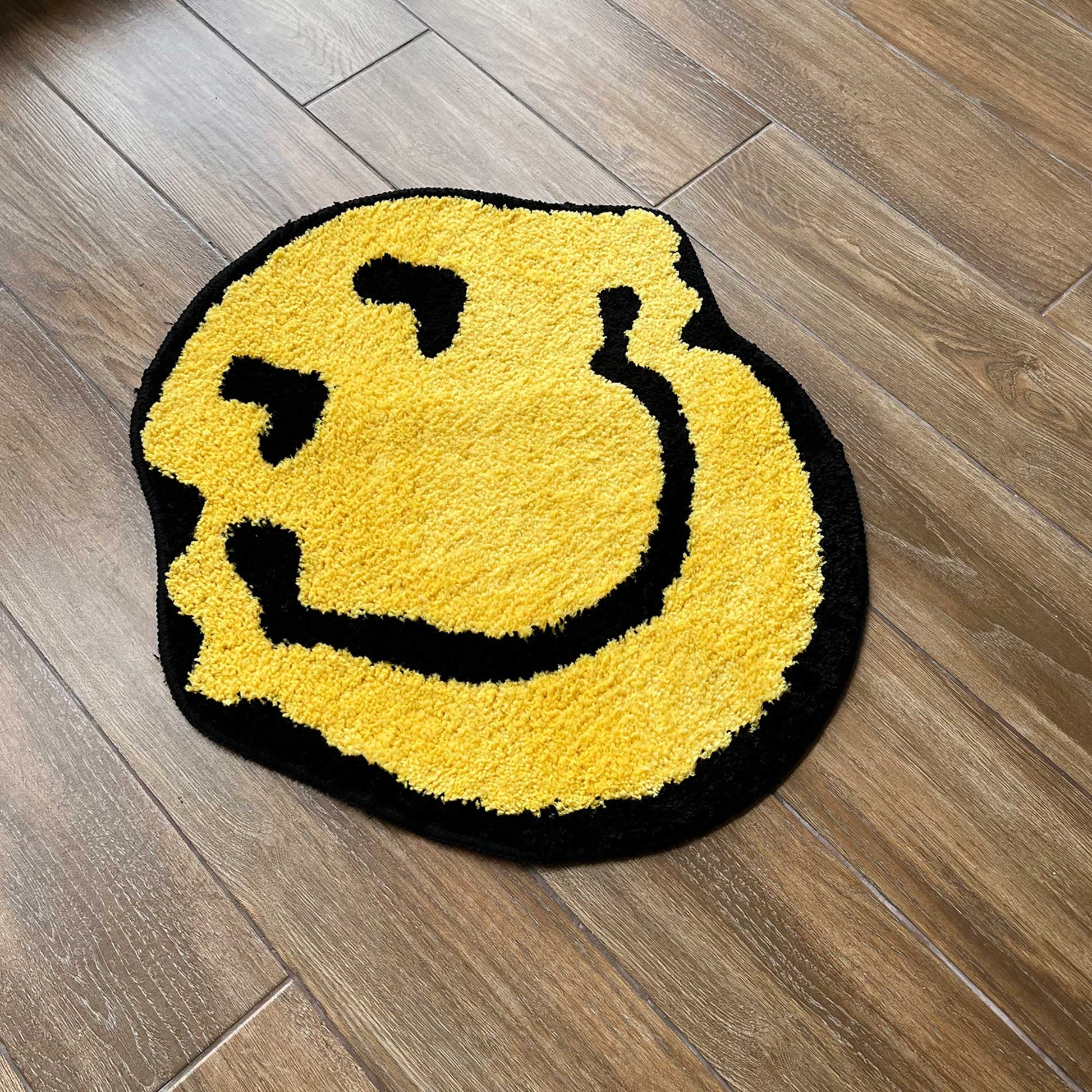 Tufted Wavy Smiley Face Rug – Tufted Studios