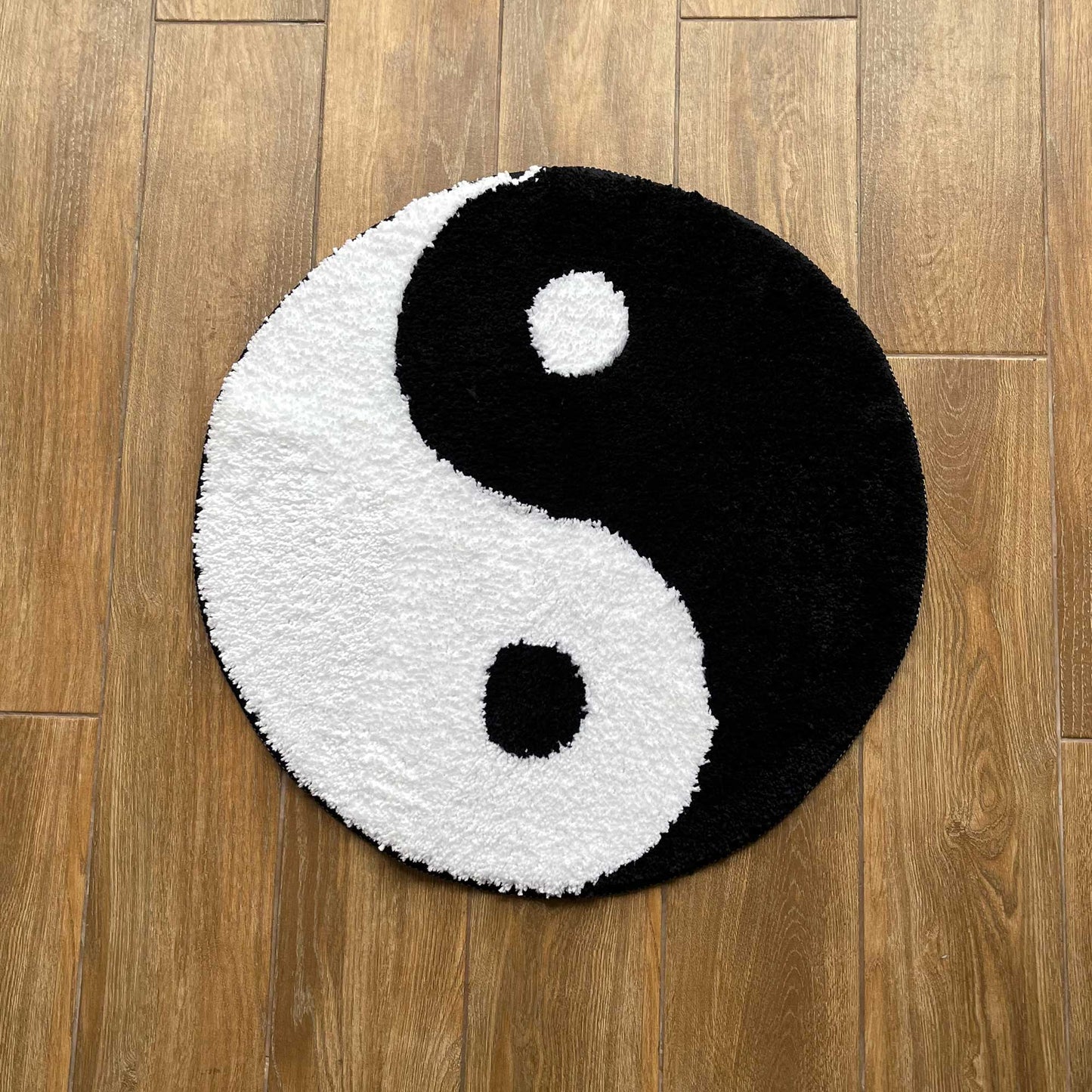 Tufted Rug Yin and Yang Rug Front